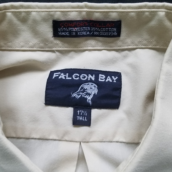 Falcon Bay Light Beige Button Down Shirt - Picture 5 of 5